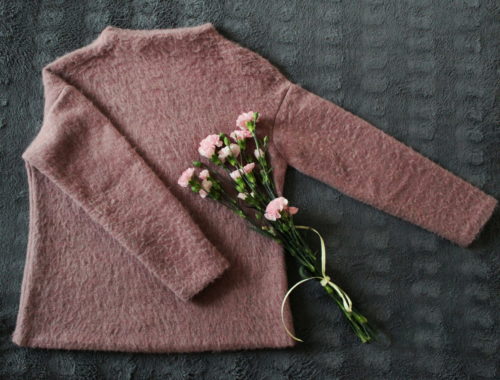 szycie wełniany sweter oversize
