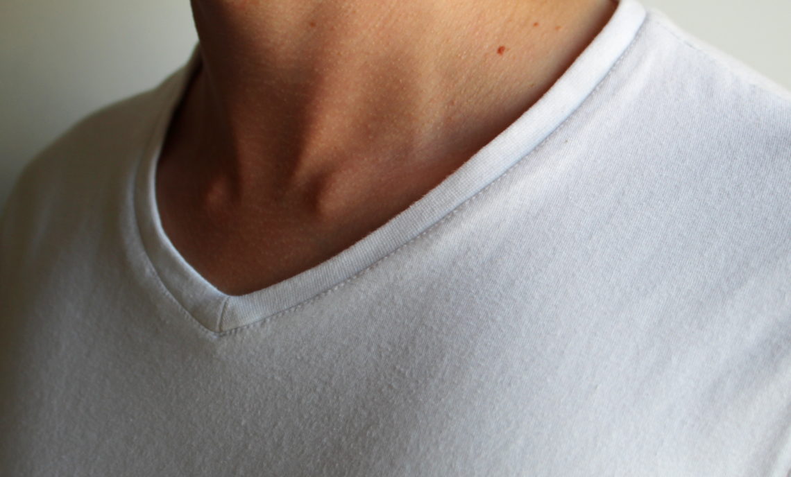 dekolt V-neck jak uszyć tutorial