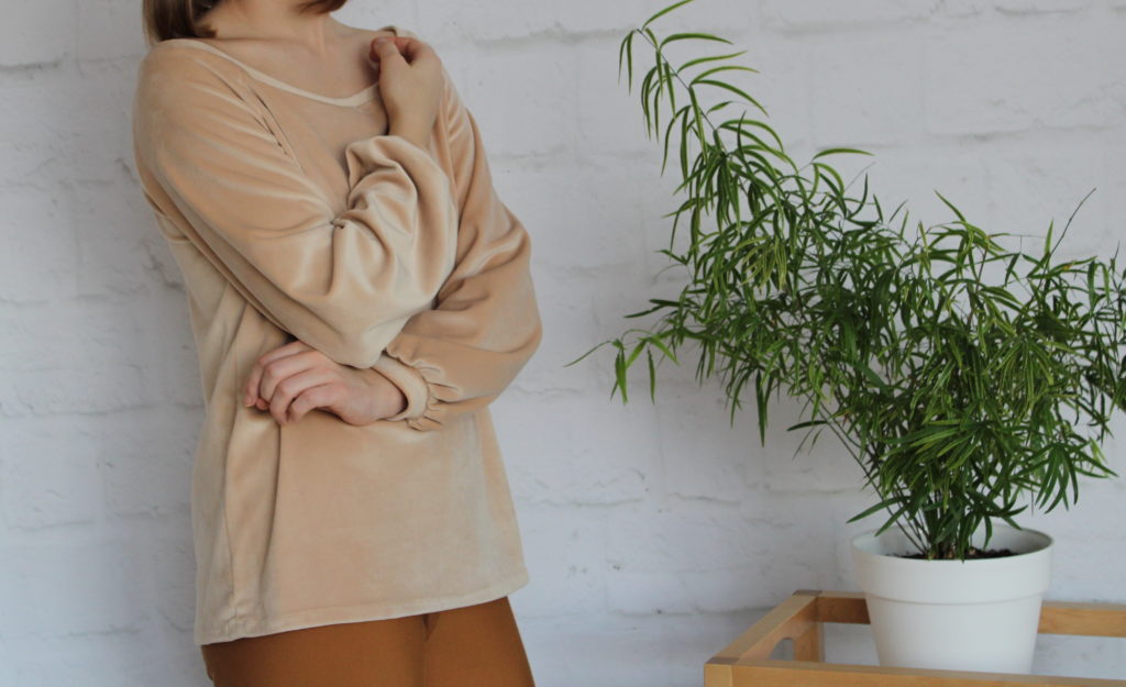 IMG 2692 1024x625 Welur, beż & homewear    czyli mój sposób na wygodę i elegancję w jednym :)