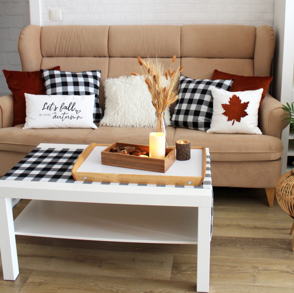 IMG 5316 1024x1020 Pomysł na jesienny home decor DIY oraz mały dodatek   szycie zza kulis 🍁