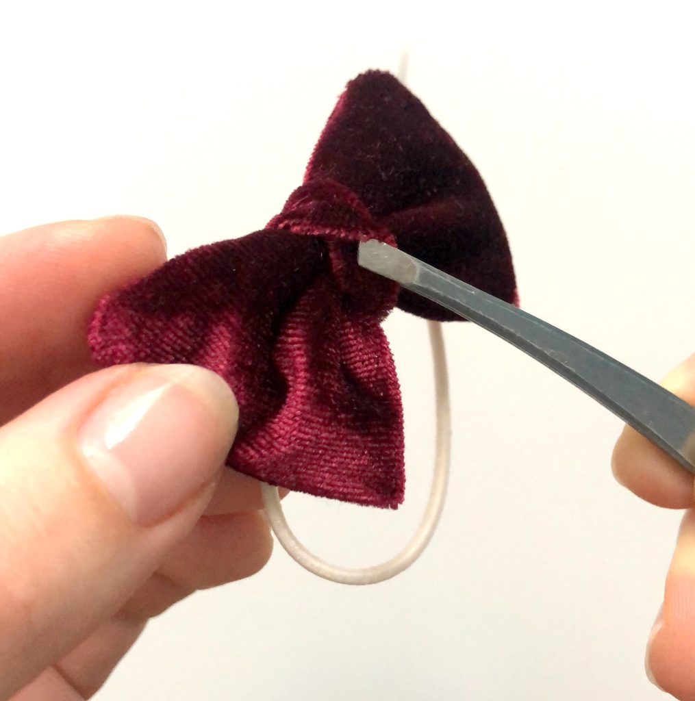 IMG 6596 1 1015x1024 Gumki do włosów z kokardkami   jak uszyć? Proste DIY – tutorial